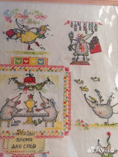 Картина вышитая крестом