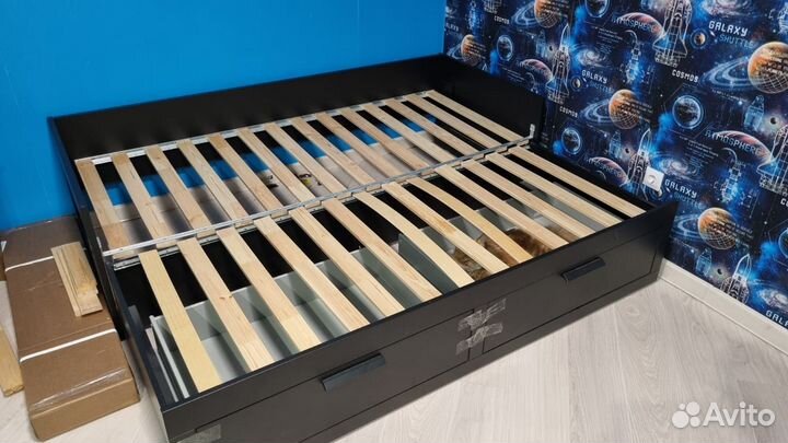 Детская кровать IKEA раздвижная бримнэс