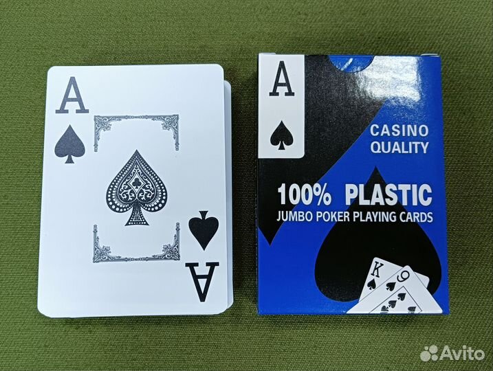 Пластиковые карты игральные Casino Quality Синие