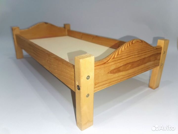 Кукольная кроватка деревянная