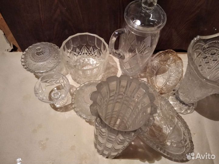 Хрустальная посуда набор