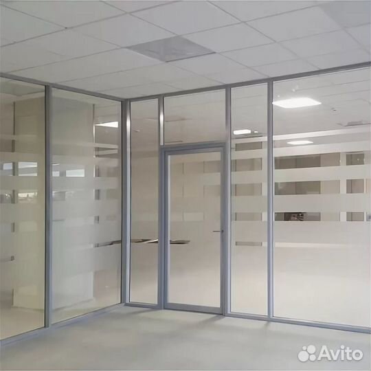 Офисные перегородки стеклянные