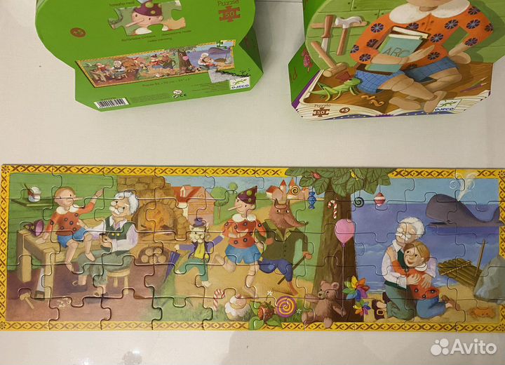 Пазл djeco Пиноккио, 50 дет