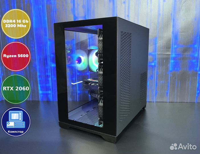 Системный блок AMD5600-RTX2060-16DDR4-QXR38241-A520