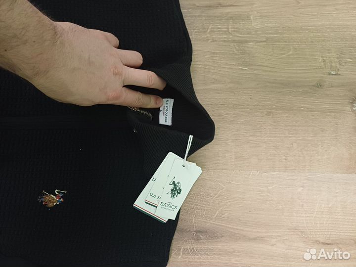 Кофта на молнии us polo