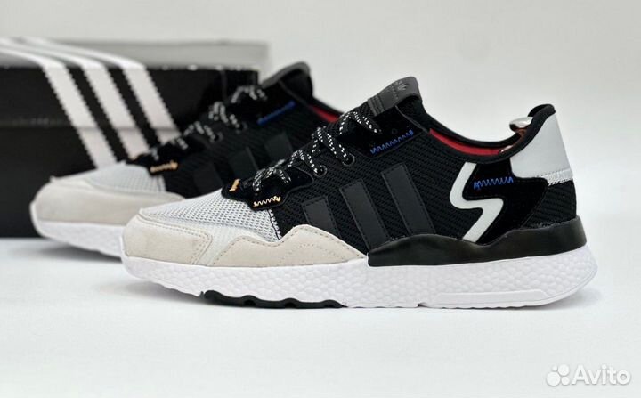 Кроссовки мужские Adidas Nite jogger серые