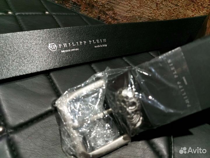 Ремень Philipp Plein натуральная кожа