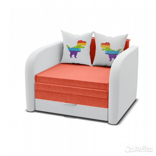 Мини-диван Мультик с принтом поп-ит
