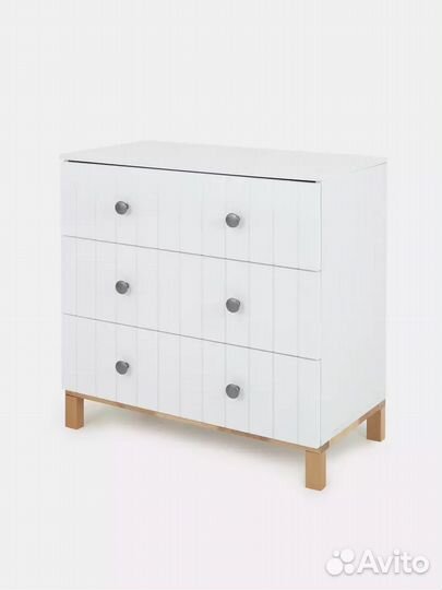 Комод пеленальный Rant Bamboo/белый