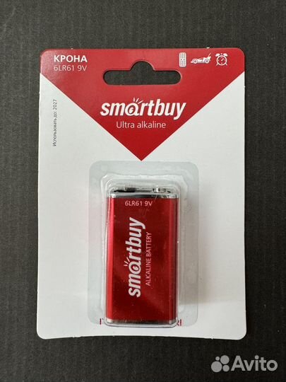 Батарейка алкалиновая Крона 9 V 10 шт