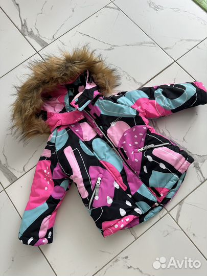 Зимний костюм для девочки 92