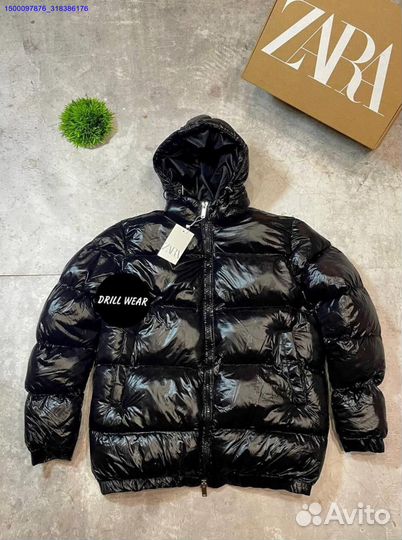 Пуховик Zara Puffer jacket с коробкой (Арт.71912)