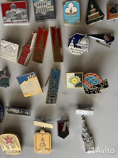 Значки СССР Москва