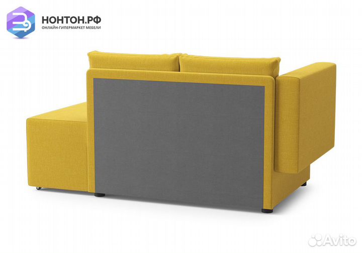 Диван еврокнижка Дагмар желтый