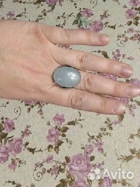 Комплект с аквамарином