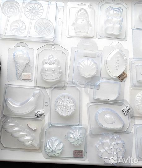 Пластиковые формы для мыла и бомбочек
