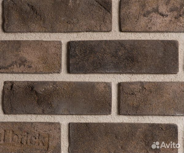 Минеральная плитка ручной формовки Real Brick цвет