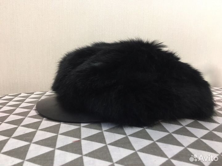 Шапка из меха кролика