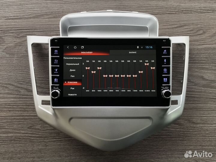 Магнитола Chevrolet Cruze + физические кнопки