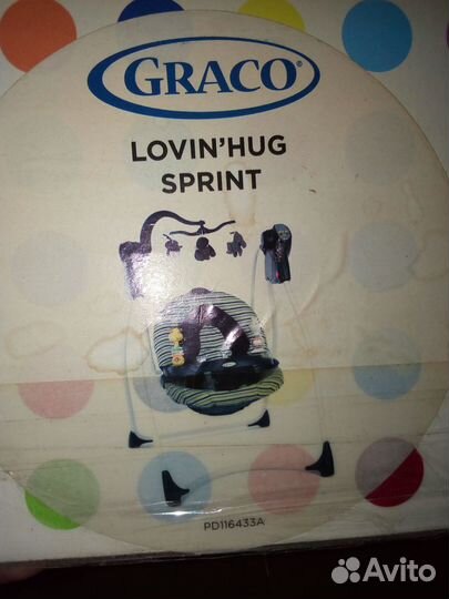 Электронные качели graco