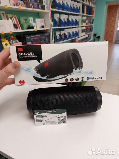 Портативная колонка bluetooth с радио charge 3