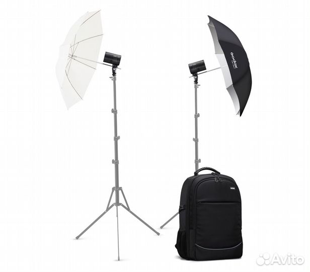 Комплект Godox AD100Pro Dual Kit, 2х100 Дж + аксес