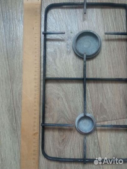 Решетка для газовой плиты с рассекателями, 45*40см