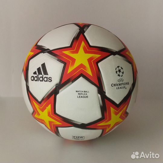 Футбольный мяч лига чемпионов + подарок сетка
