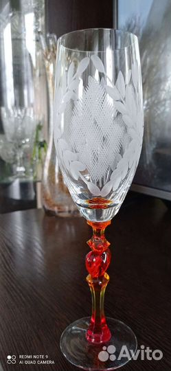 Гусь хрустальный фужеры СССР