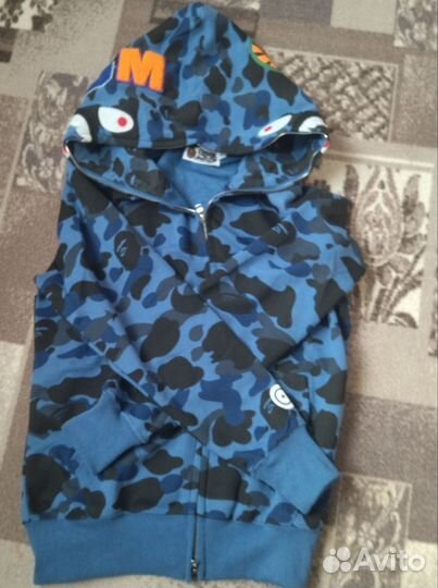 Зип худи Bape shark full zip