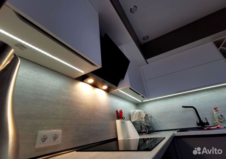 Современная кухня на заказ мдф фасады