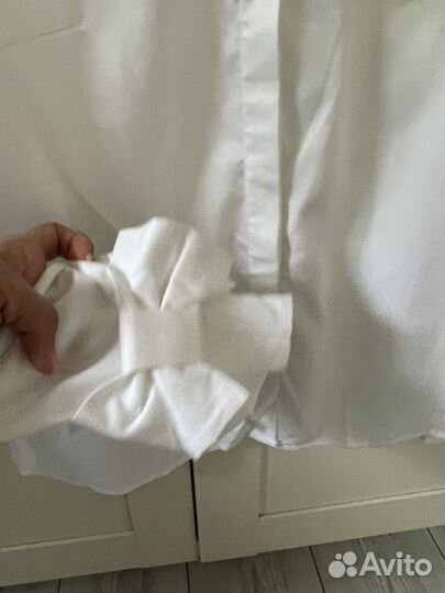 Блузка, рубашка для девочки школьная 158