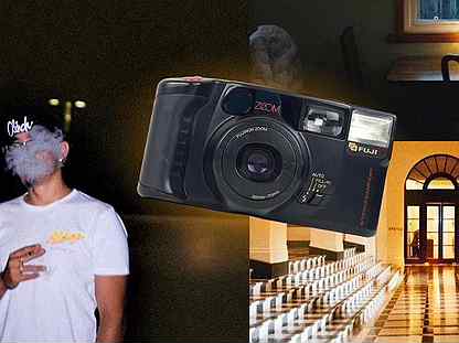 Фотоаппарат мыльница пленочный Fuji Zoom 700