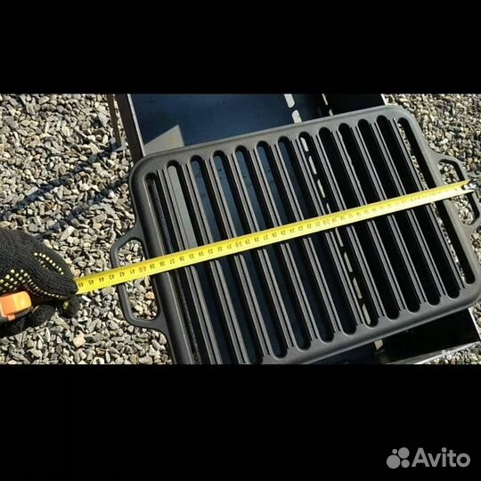 Решетка Гриль чугунный для мангала