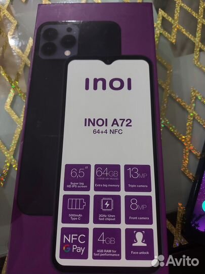 INOI A72, 4/64 ГБ