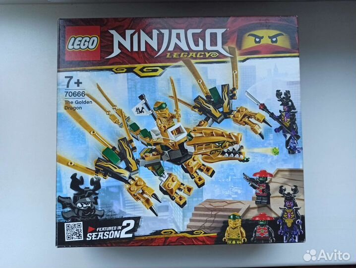 Lego Ninjago 70666 Золотой Дракон