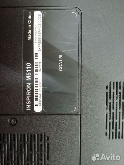 Ноутбук dell inspiron m5110