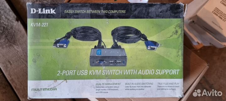 Переключатель D Link KVM221