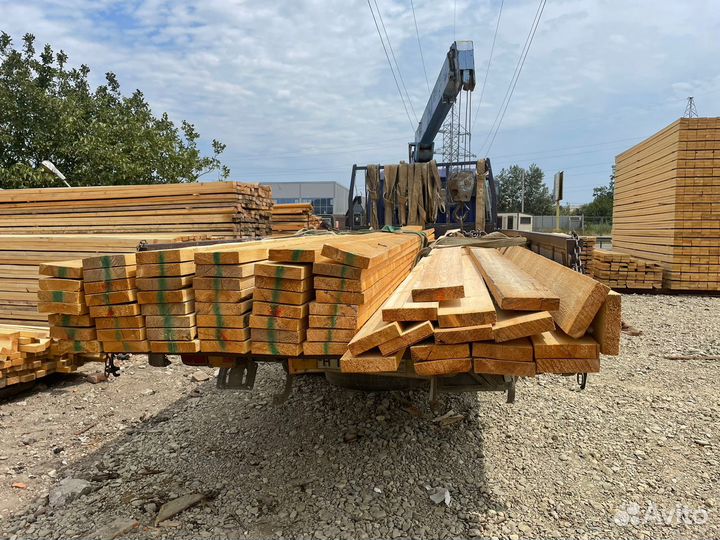 Доска обрезная для кровли 50х150х6 метровая