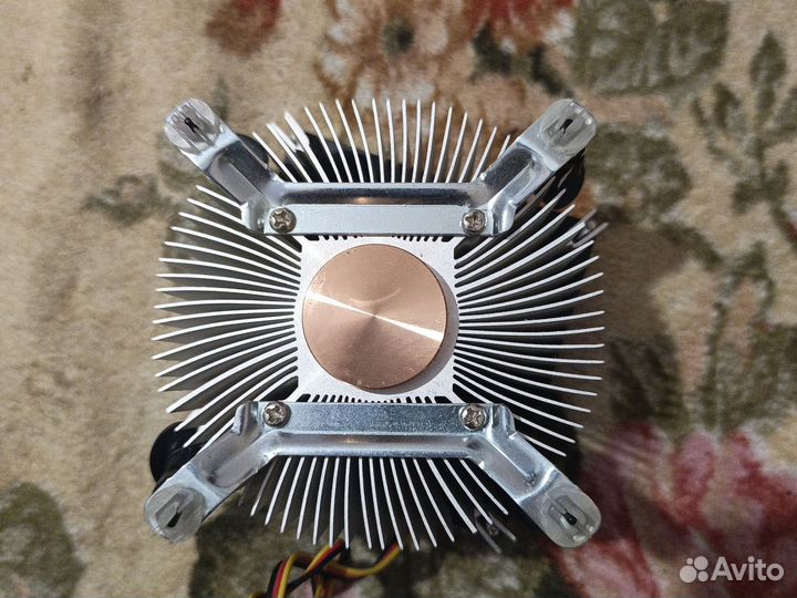 Кулер для пк на 775 сокете с медным сердечником