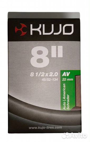 Камера 8x1/2x2.0 A/V-22 мм, для самокатов kujo 5