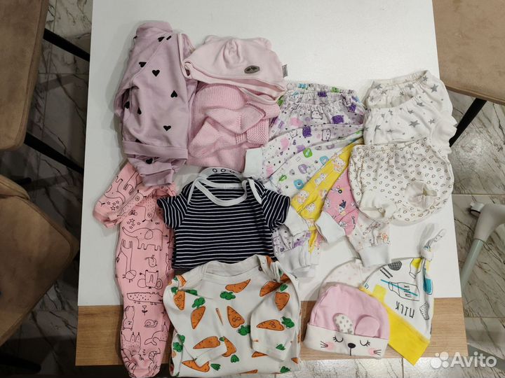 Детские вещи пакетом 56 62 68