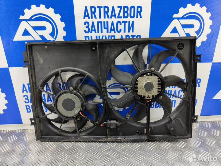 Вентилятор радиатора Skoda Yeti 5L 1.4 caxa 122