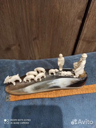 Резьба по кости, советских времен