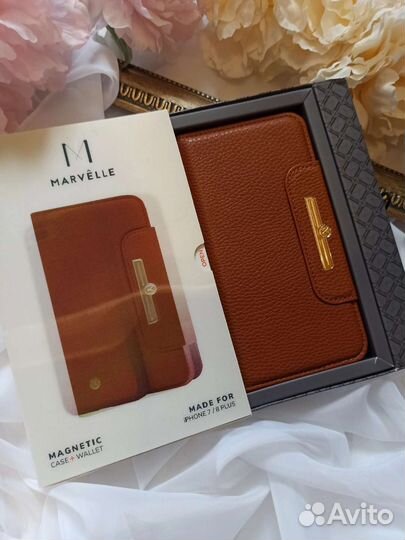 Магнитный чехол для iPhone 7/8Plus + Кошелёк