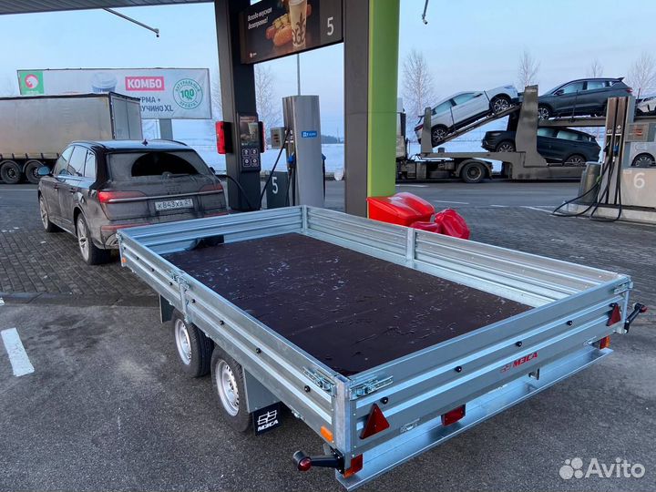 Прицеп легковой 817739.001 с опорным колесом