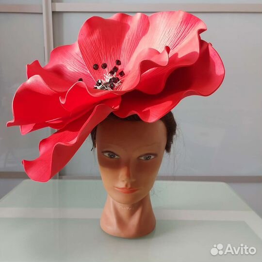 Шляпка вечерняя на торжество, скачки, фотосессии