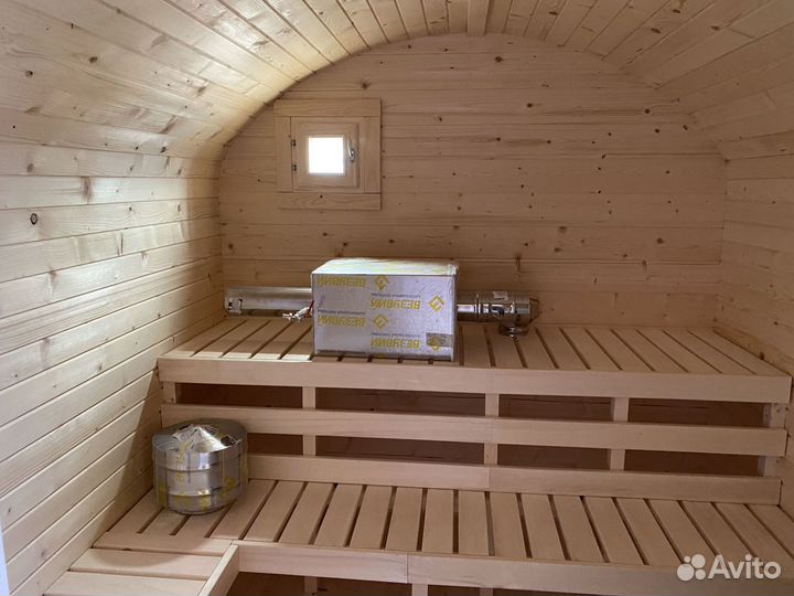 Баня бочка 4 метра