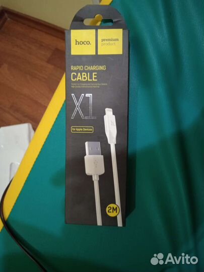 Hoco rapid charging cable 2м