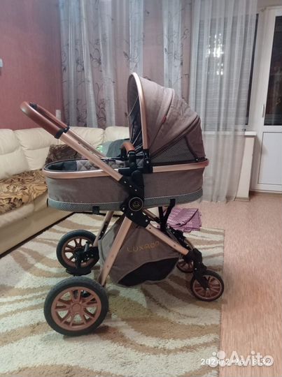 Коляска-трансформер 3 в 1 Luxmom v9